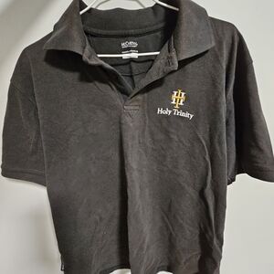Holy Trinity Black Kids Polo Shirt
